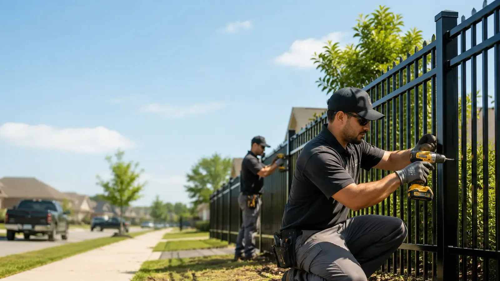 Metal Fence Installation in Rankin, TX